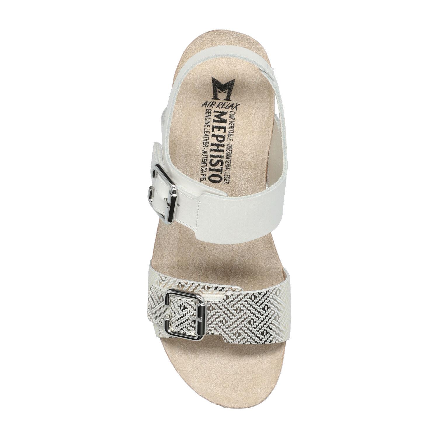 sandales femme modèle Lissandra blanc - Mephisto